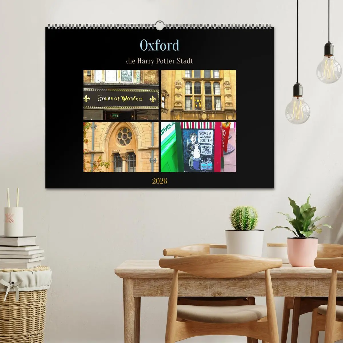 Bild: 9783516645934 | Oxford - die Harry Potter Stadt (Wandkalender 2026 DIN A2 quer),...