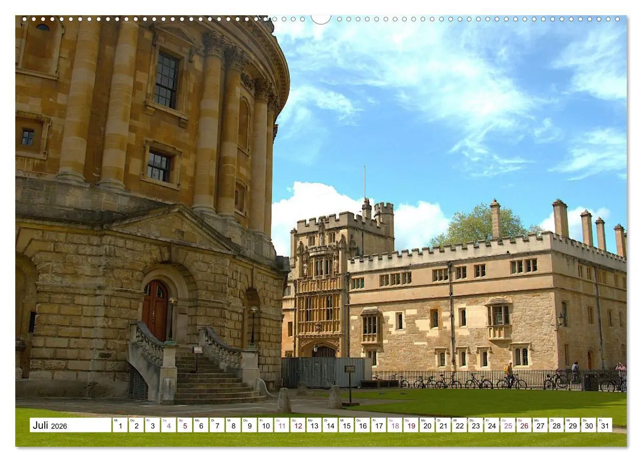 Bild: 9783516645934 | Oxford - die Harry Potter Stadt (Wandkalender 2026 DIN A2 quer),...