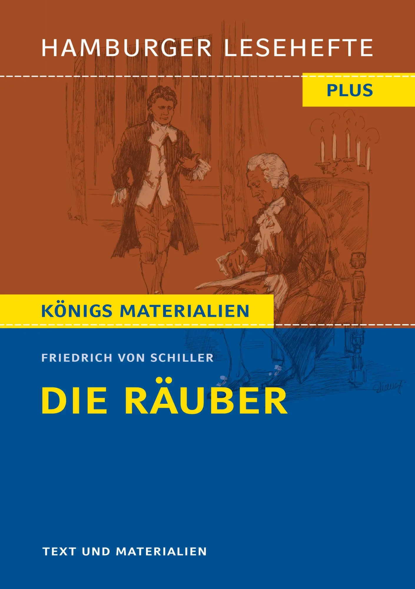 Cover: 9783804425934 | Die Räuber | Hamburger Leseheft plus Königs Materialien | Schiller