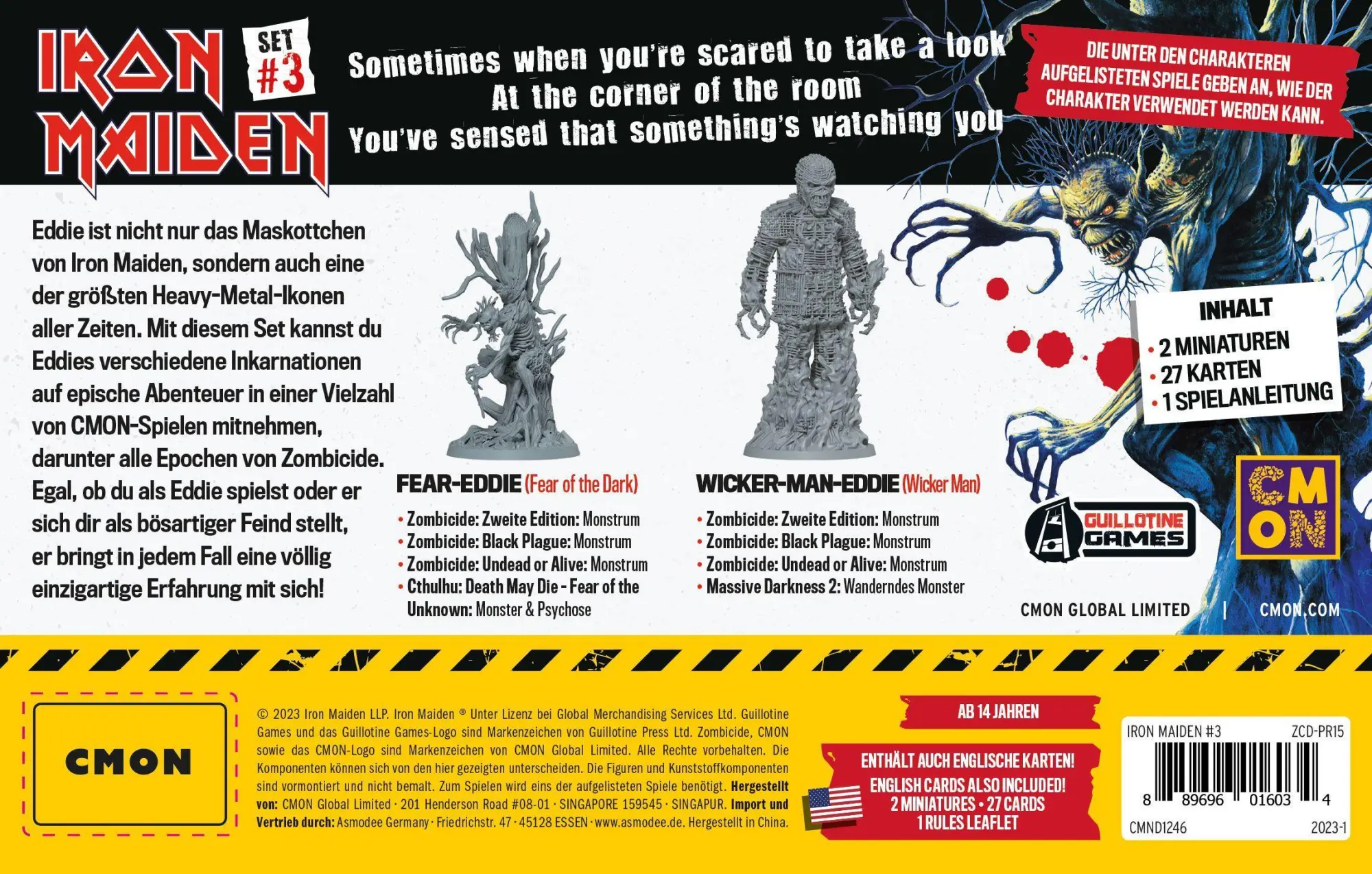 Bild: 889696016034 | Zombicide - Iron Maiden Set #3 | Cmon | Spiel | CMND1246 | Deutsch