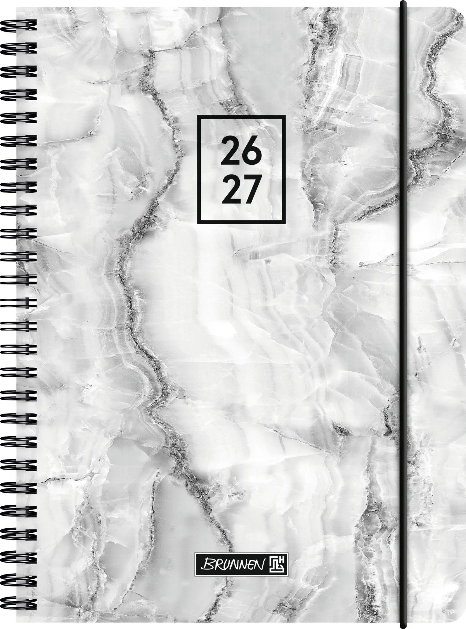 Cover: 4061947156034 | Schülerkalender 2026/2027 "Grey Marble" A5, Kunststoff | Buch | 208 S.