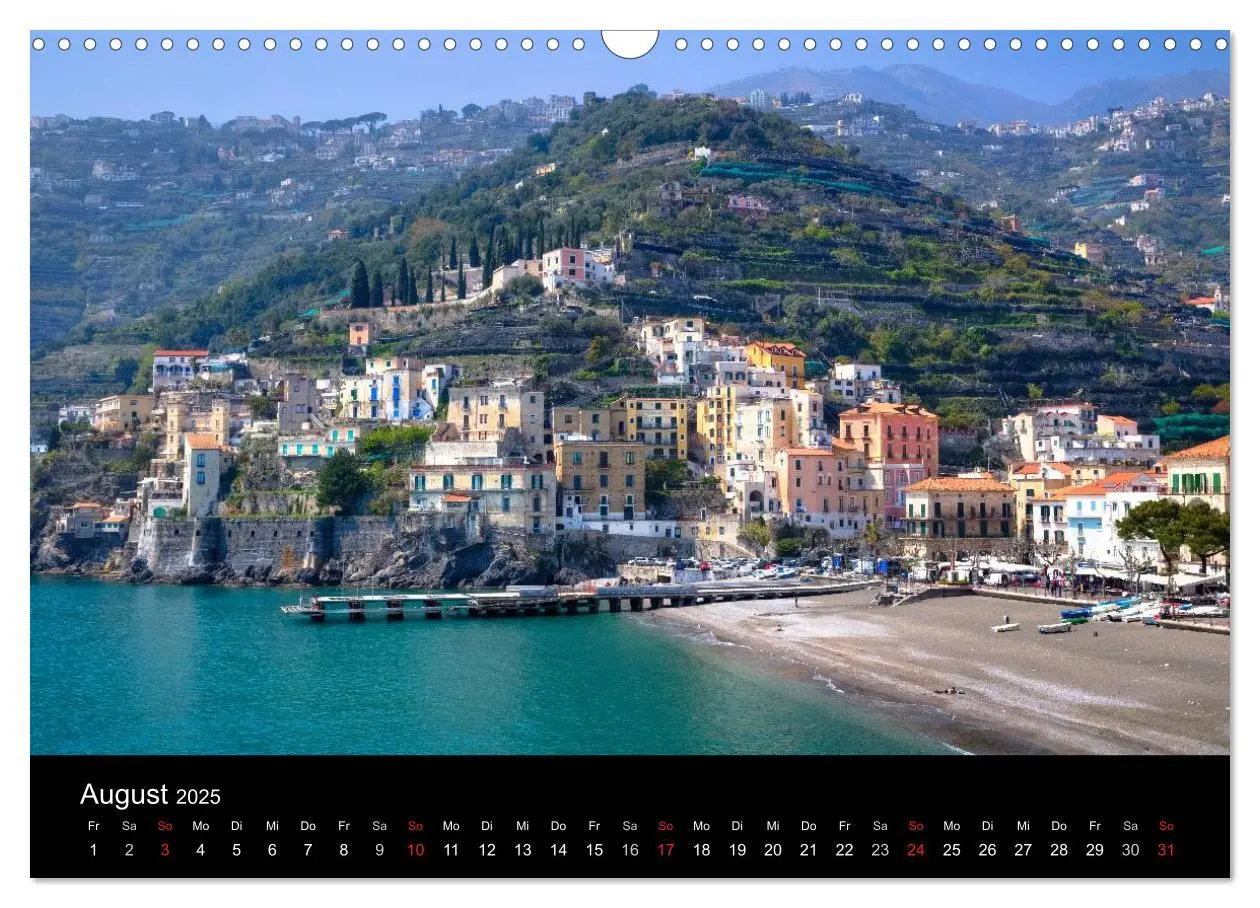 Bild: 9783435596034 | Amalfiküste und Capri (Wandkalender 2025 DIN A3 quer), CALVENDO...