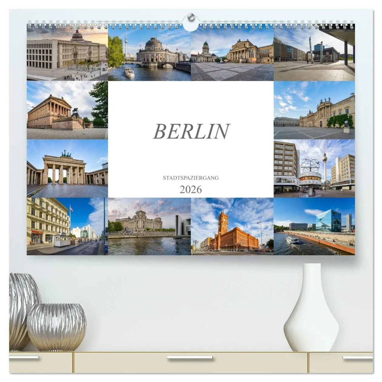 Cover: 9783457446034 | Berlin Stadtspaziergang (hochwertiger Premium Wandkalender 2026 DIN...
