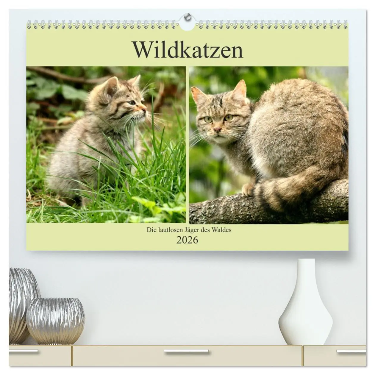 Cover: 9783457756034 | Wildkatzen - Die lautlosen Jäger des Waldes (hochwertiger Premium...