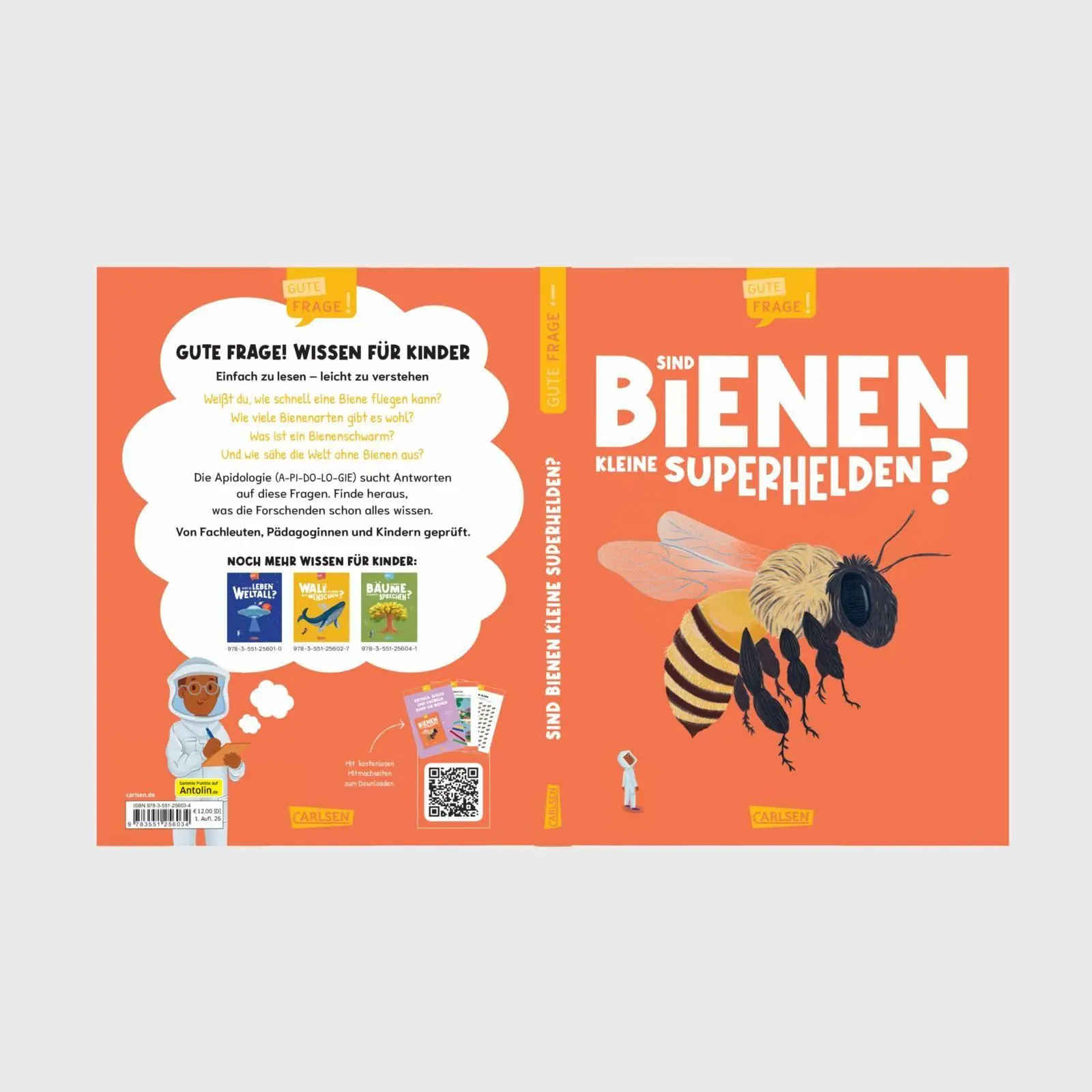Bild: 9783551256034 | Sind Bienen kleine Superhelden? (Gute Frage!) | Eliza Jeffrey | Buch