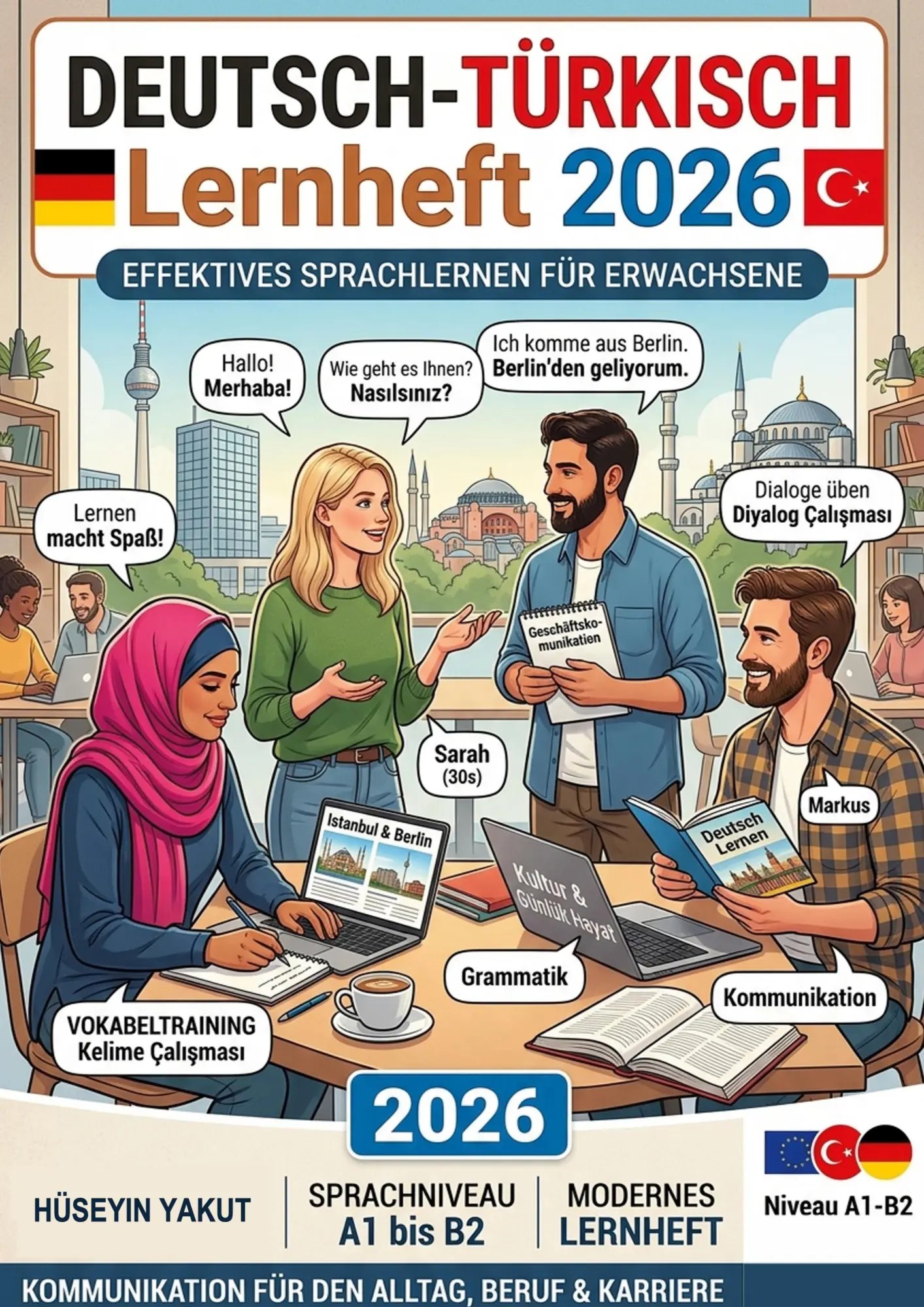 Cover: 9783695736034 | Deutsch lernen - sicher &amp; schnell | Sprachniveau A1 - A2 - B1 - B2