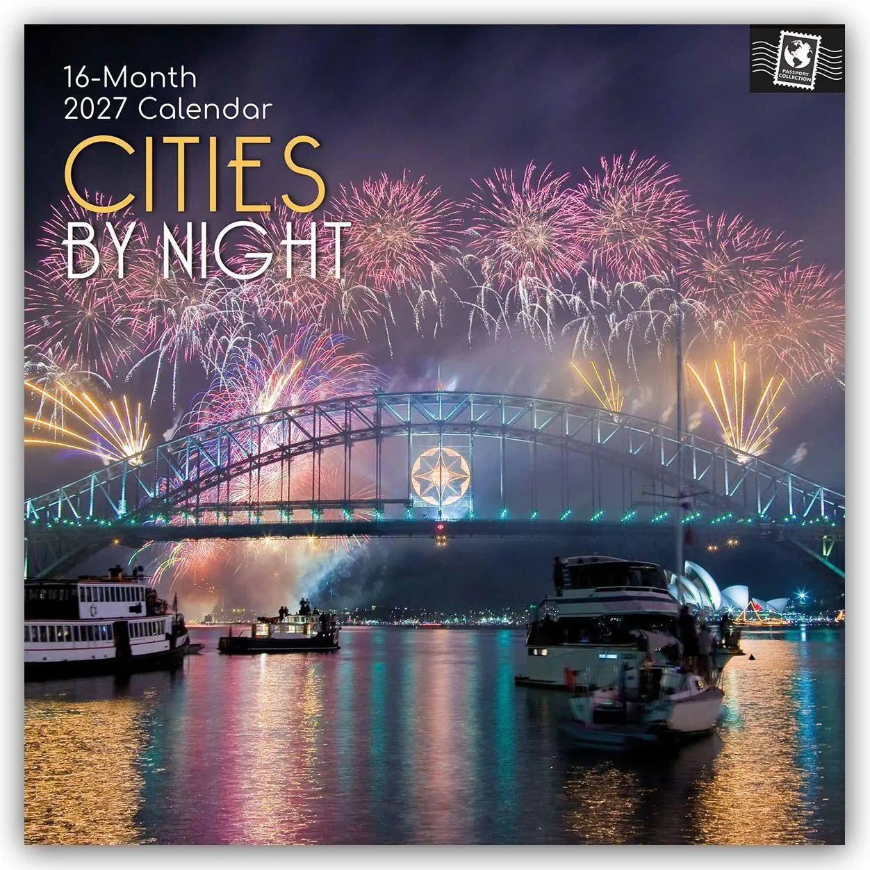 Cover: 9781805976134 | Cities by Night - Städte bei Nacht 2027 - 16-Monatskalender | Ltd