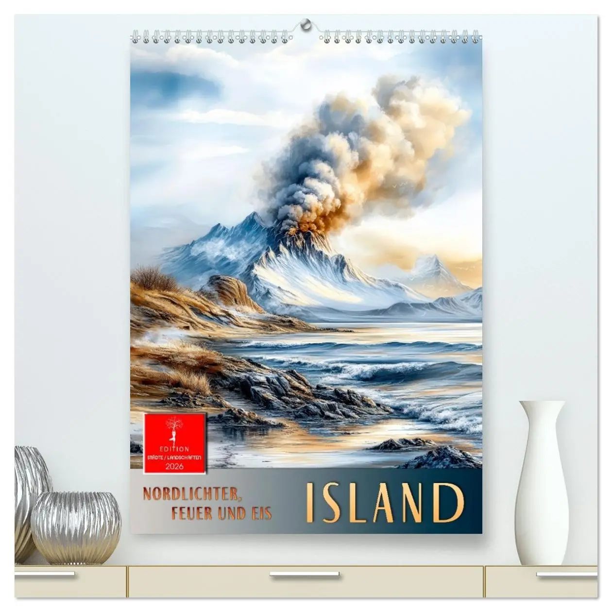 Cover: 9783457296134 | Island - Nordlichter, Feuer und Eis (hochwertiger Premium...