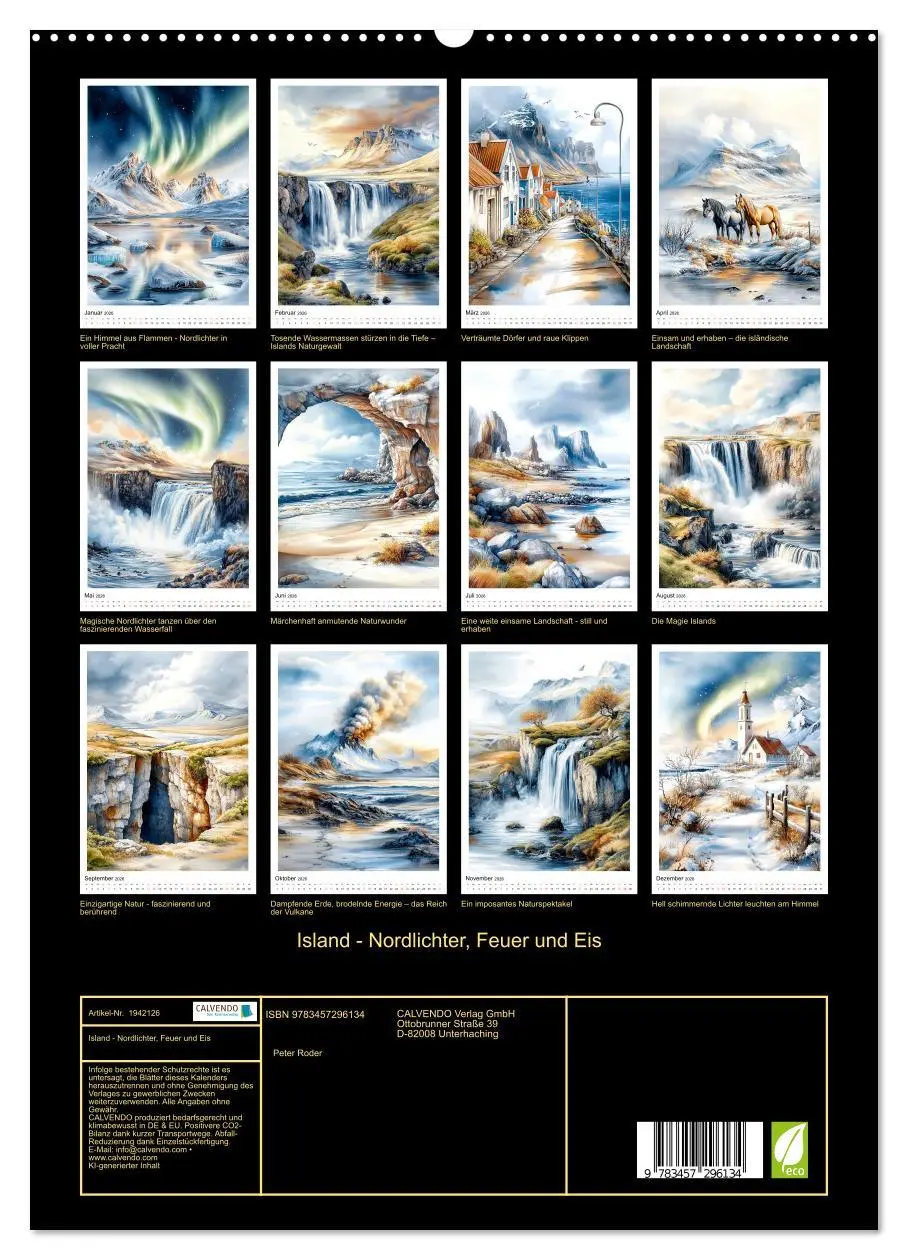 Bild: 9783457296134 | Island - Nordlichter, Feuer und Eis (hochwertiger Premium...