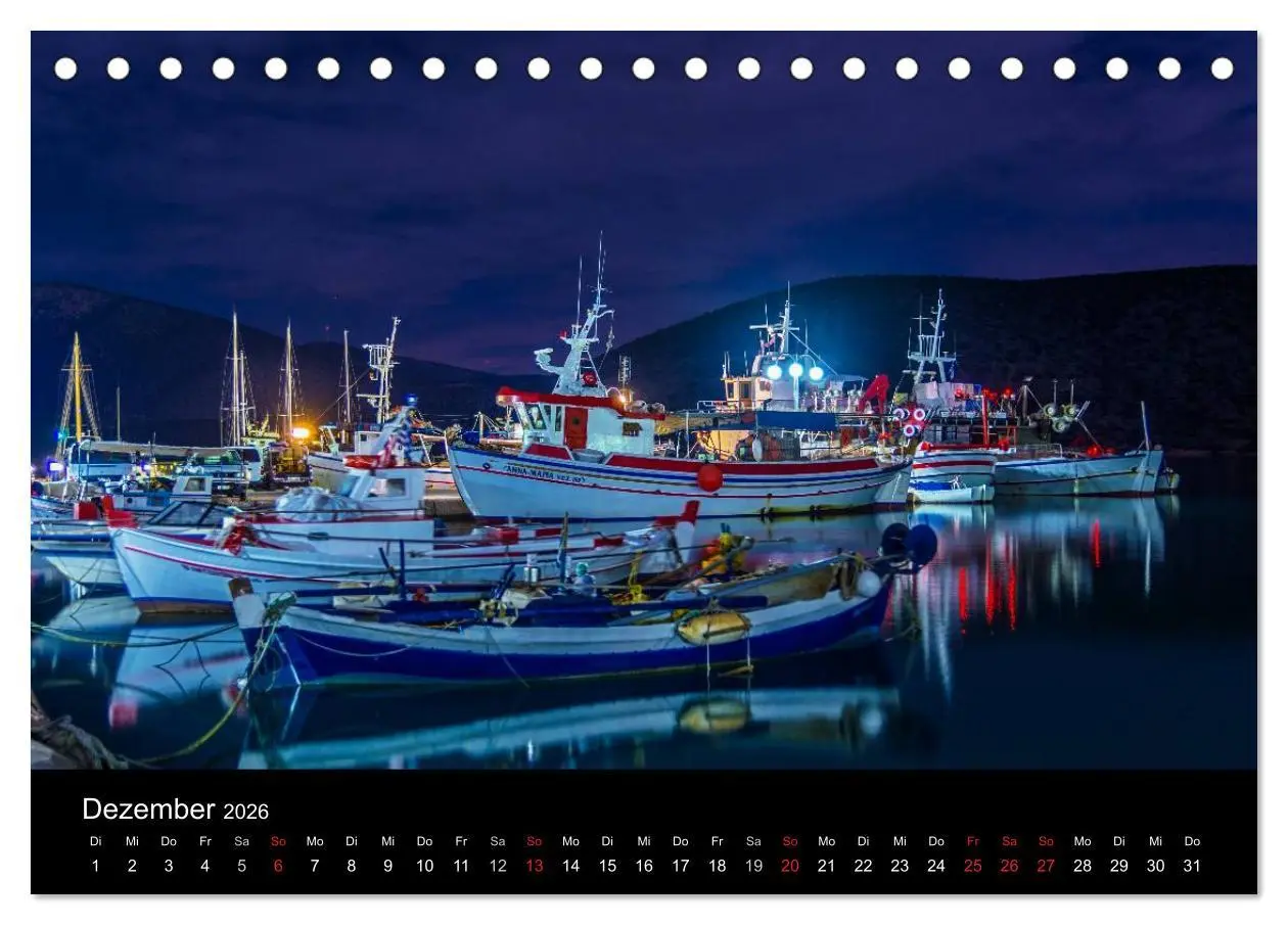 Bild: 9783516076134 | Peloponnes - Einladung zum Chillen (Tischkalender 2026 DIN A5...