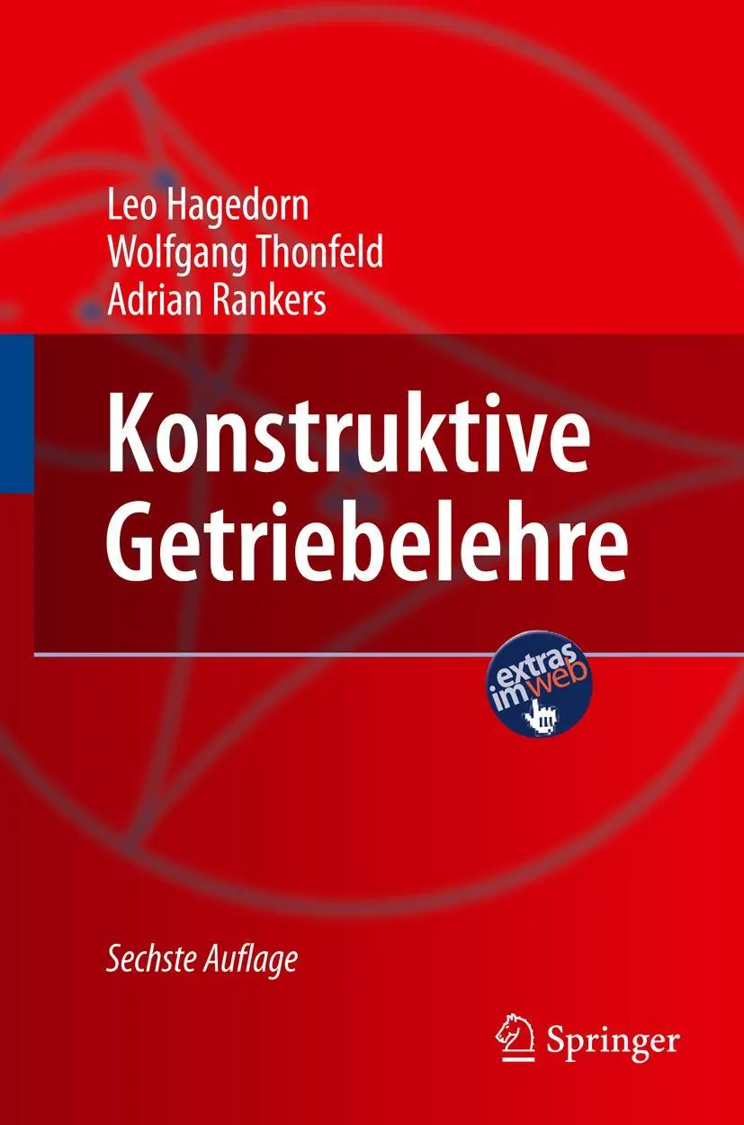 Cover: 9783642016134 | Konstruktive Getriebelehre | Leo Hagedorn (u. a.) | Taschenbuch | x