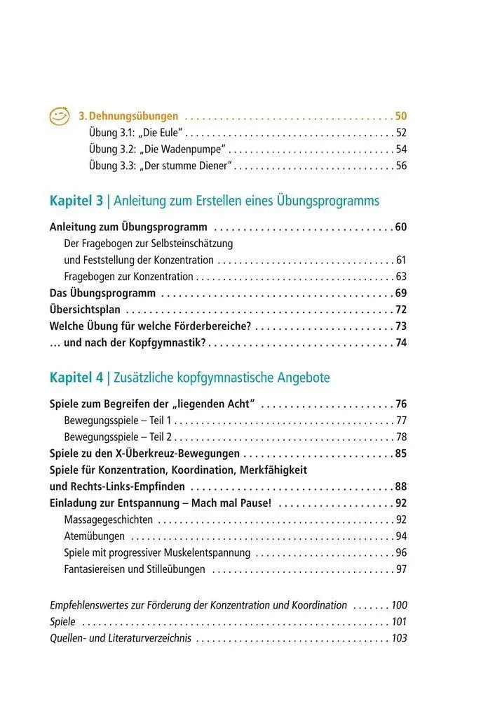 Bild: 9783834626134 | Praxisbuch Kopfgymnastik für Kinder | Ines Schubert | Taschenbuch