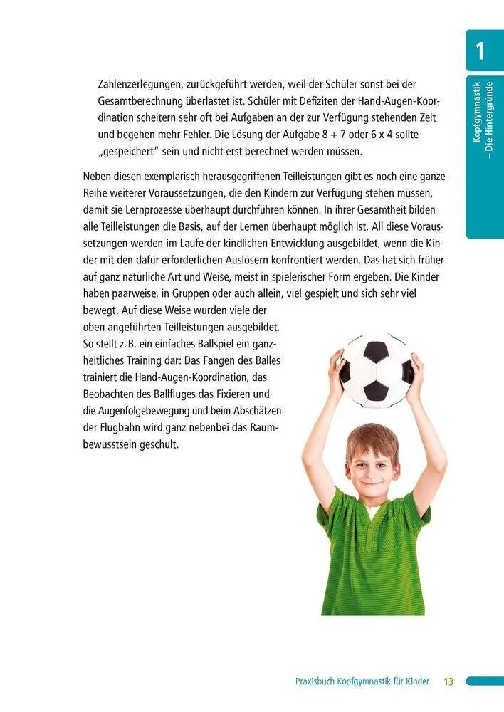 Bild: 9783834626134 | Praxisbuch Kopfgymnastik für Kinder | Ines Schubert | Taschenbuch