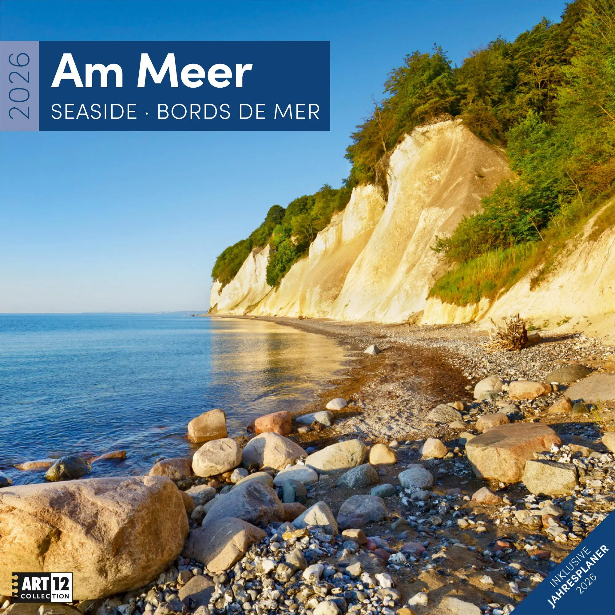 Cover: 9783838446134 | Am Meer Kalender 2026 - 30x30 | Ackermann Kunstverlag GmbH | Kalender