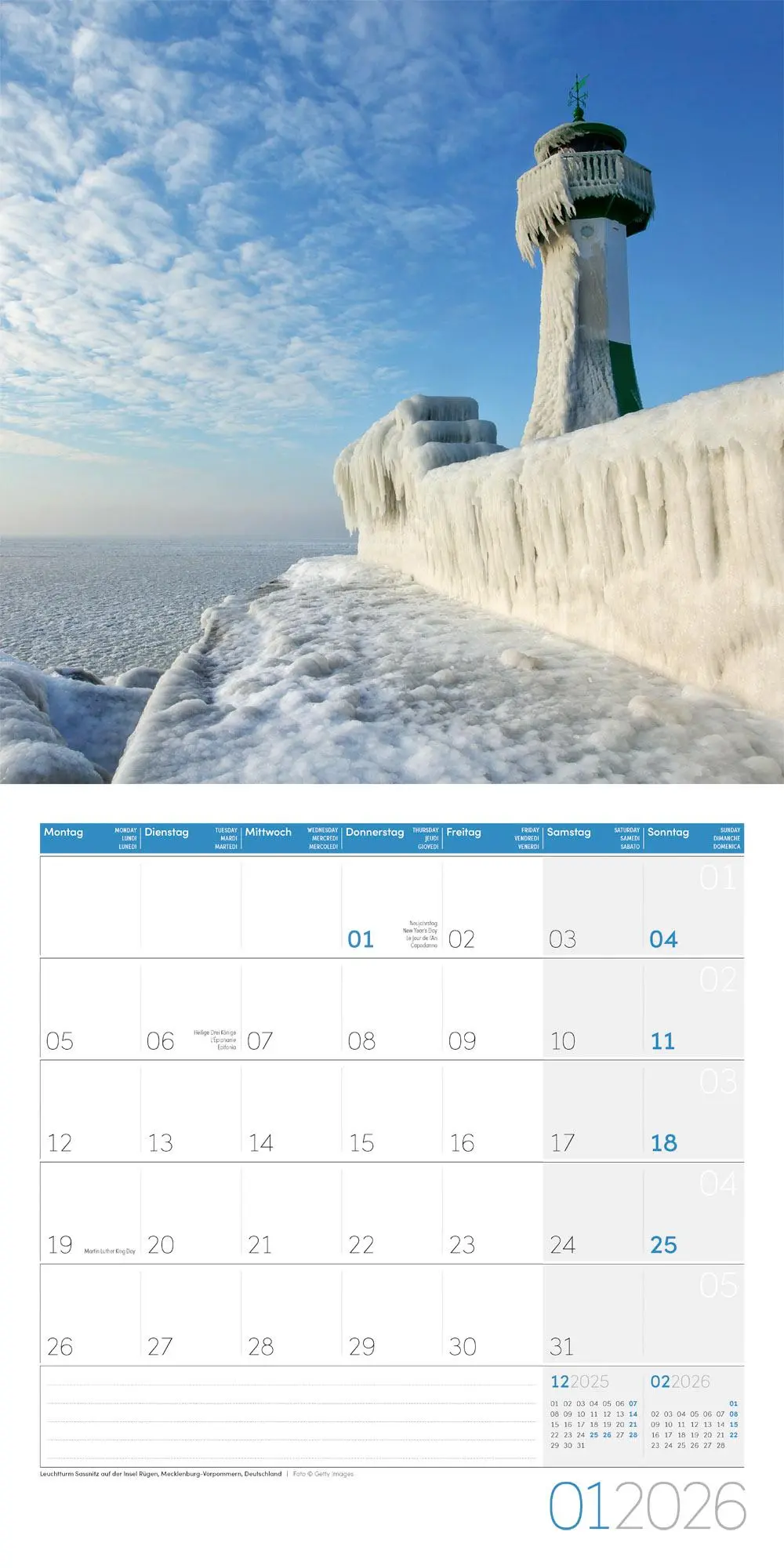 Bild: 9783838446134 | Am Meer Kalender 2026 - 30x30 | Ackermann Kunstverlag GmbH | Kalender