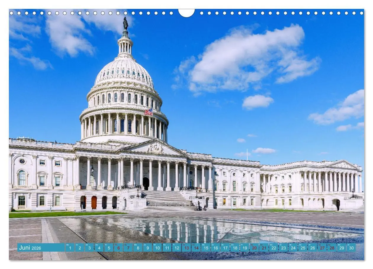 Bild: 9783457286234 | Washington, D.C., Hauptstadtzauber der USA (Wandkalender 2026 DIN...