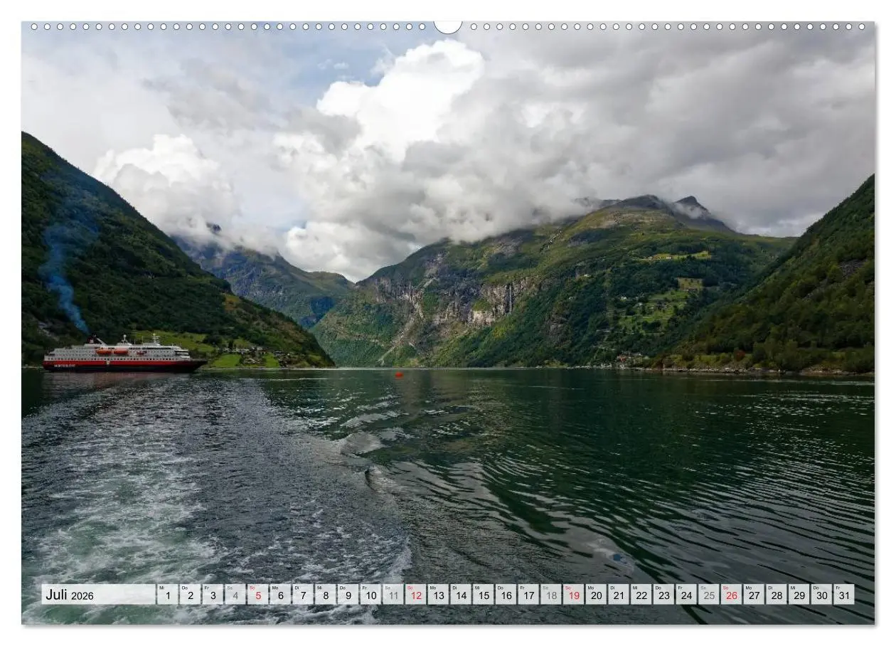 Bild: 9783516066234 | Hurtigruten - Faszination Natur (hochwertiger Premium Wandkalender...