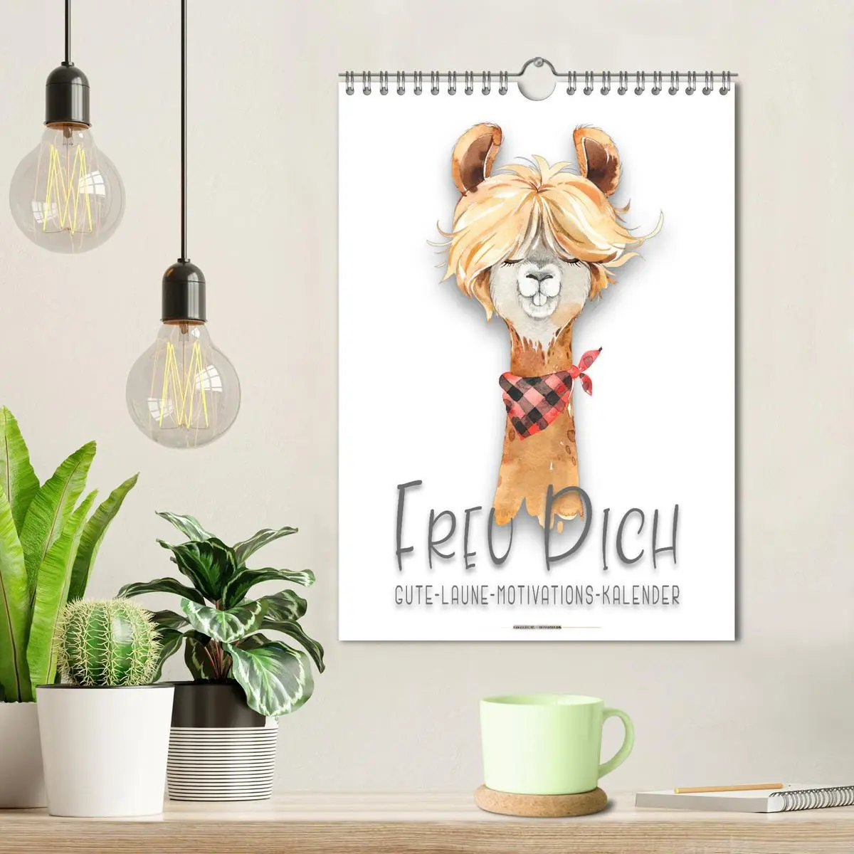Bild: 9783516376234 | Freu Dich - Gute-Laune-Motivations-Kalender (Wandkalender 2026 DIN...