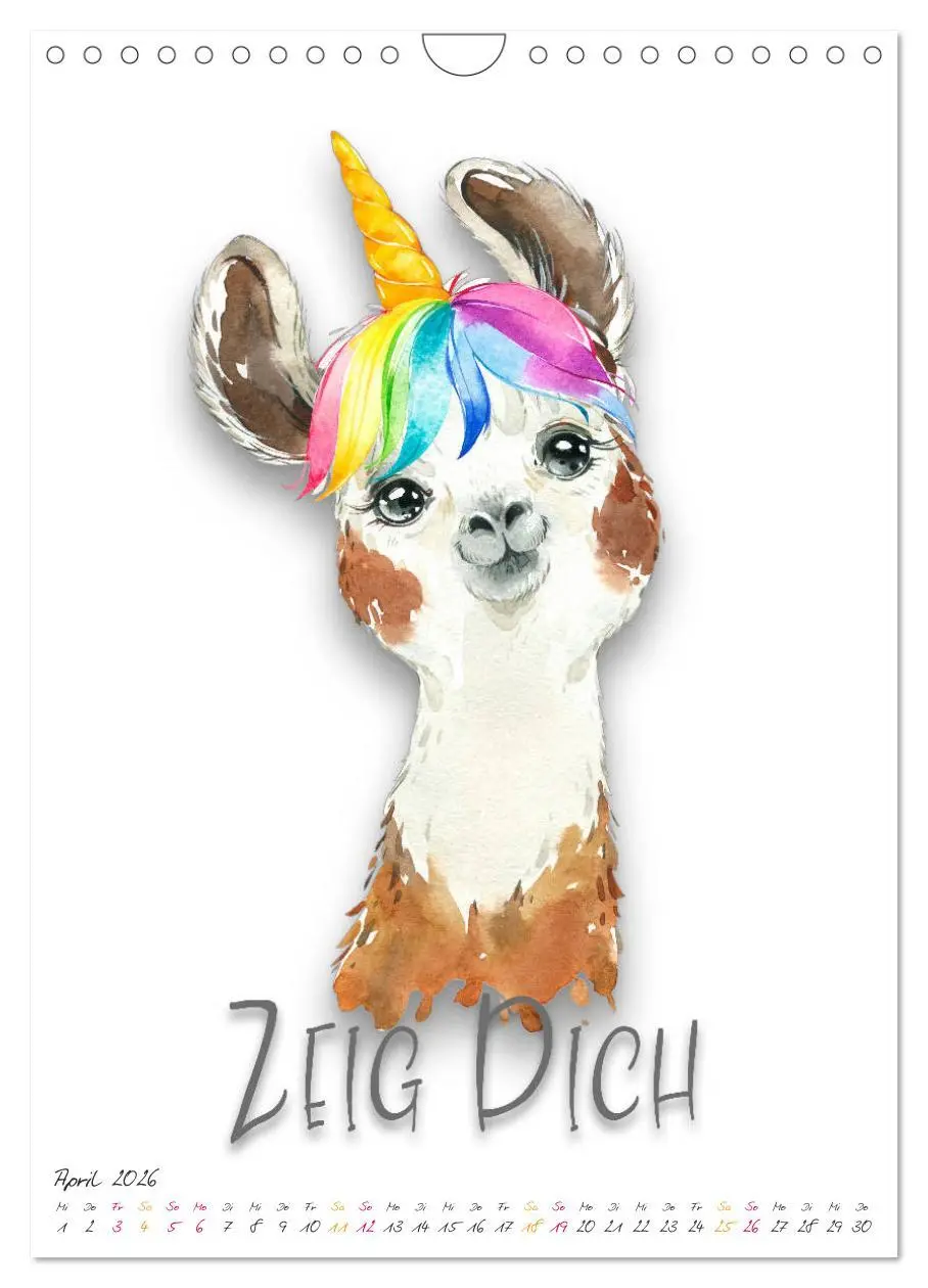 Bild: 9783516376234 | Freu Dich - Gute-Laune-Motivations-Kalender (Wandkalender 2026 DIN...