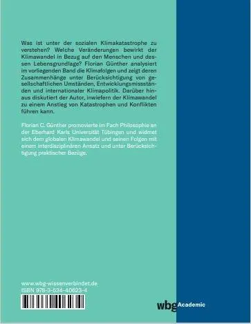 Rückseite: 9783534406234 | Klimaethik - Klimapolitik - Klimasoziologie | Florian Günther | Buch
