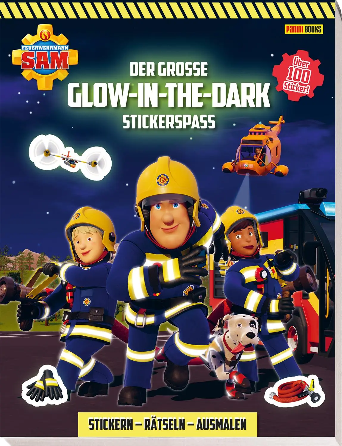 Cover: 9783833246234 | Feuerwehrmann Sam: Der große Glow-in-the-Dark Stickerspaß: Stickern...