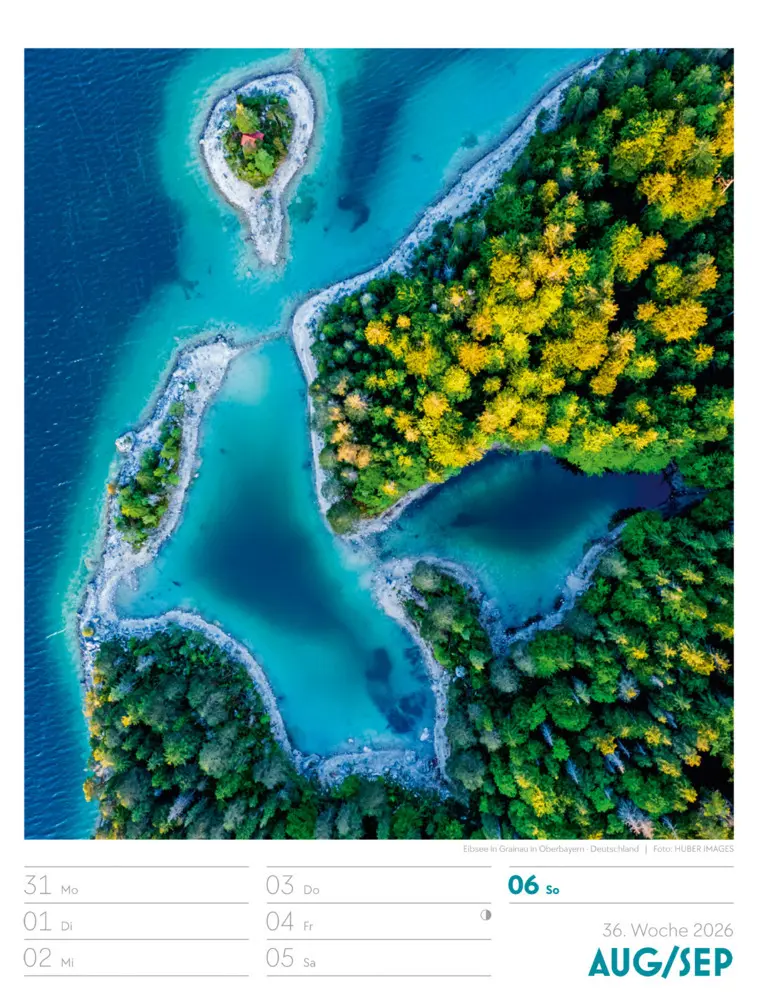 Bild: 9783838436234 | Above Wochenplaner Luftbild-Kalender 2026 | Ackermann Kunstverlag GmbH