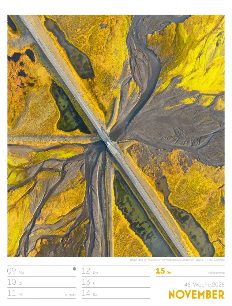 Bild: 9783838436234 | Above Wochenplaner Luftbild-Kalender 2026 | Ackermann Kunstverlag GmbH