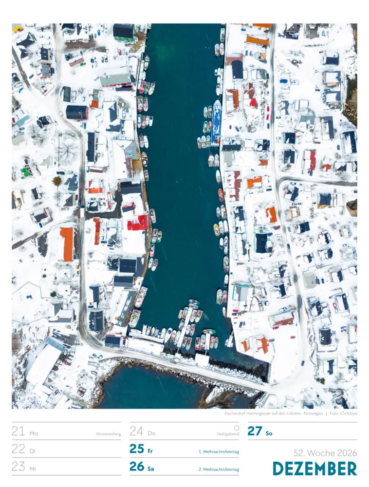 Bild: 9783838436234 | Above Wochenplaner Luftbild-Kalender 2026 | Ackermann Kunstverlag GmbH