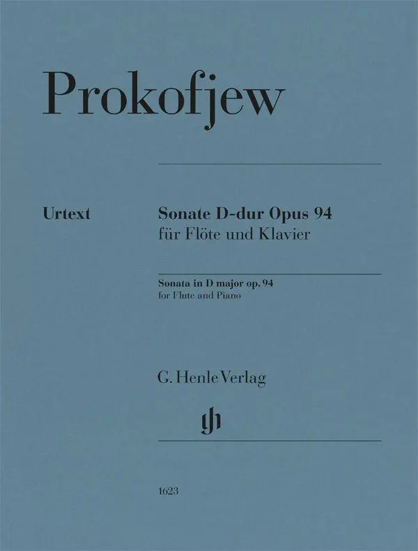 Cover: 9790201816234 | Sergej Prokofjew - Flötensonate D-dur op. 94 | Taschenbuch | Deutsch