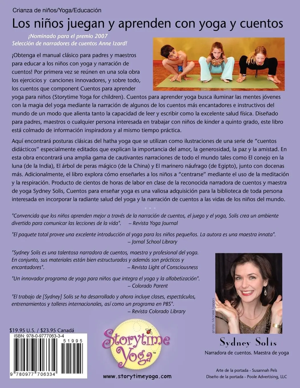 Rückseite: 9780977706334 | Yoga Con Cuentos | Sydney Solis | Taschenbuch | Spanisch | 2010