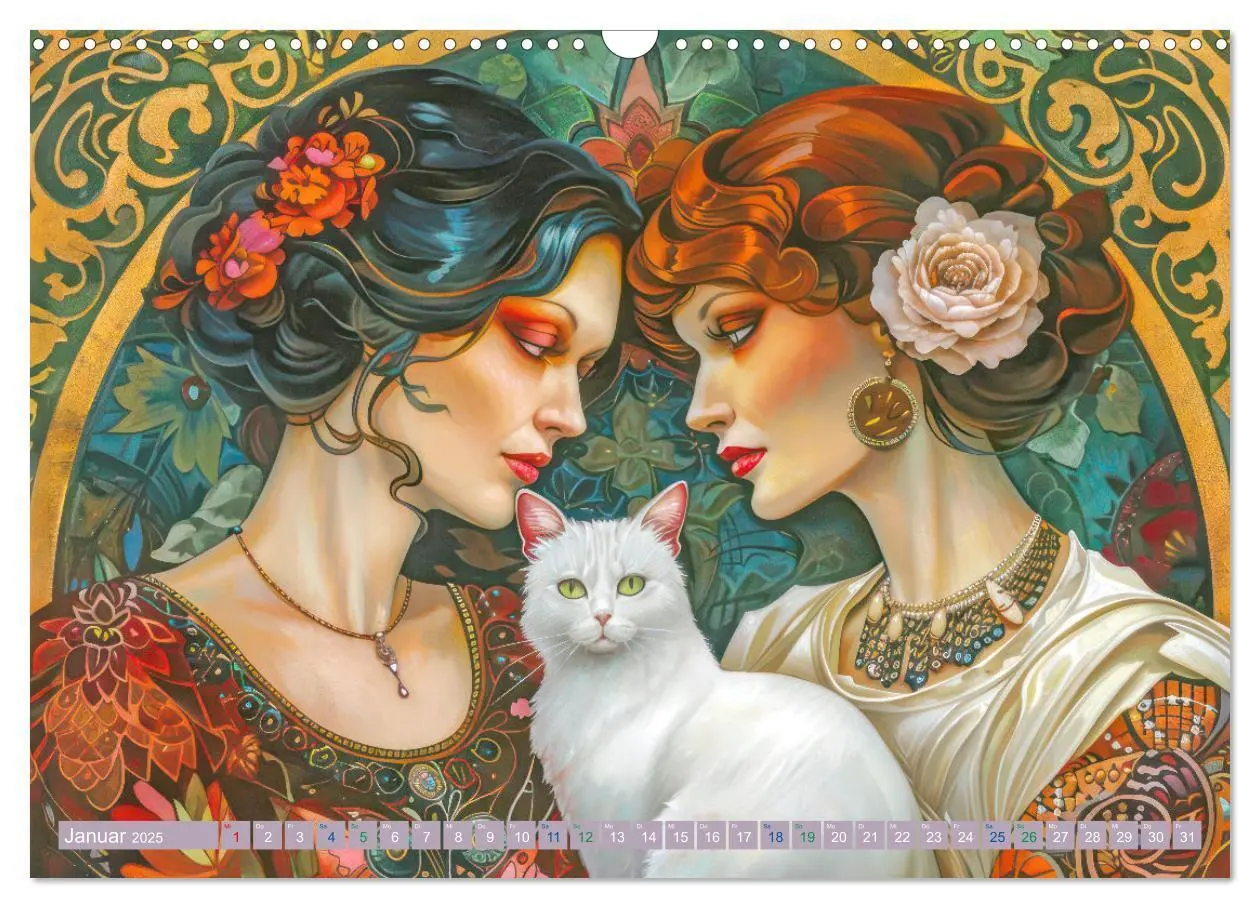 Bild: 9783457036334 | Art Deco - Im Stil von Art Deco (Wandkalender 2025 DIN A3 quer),...