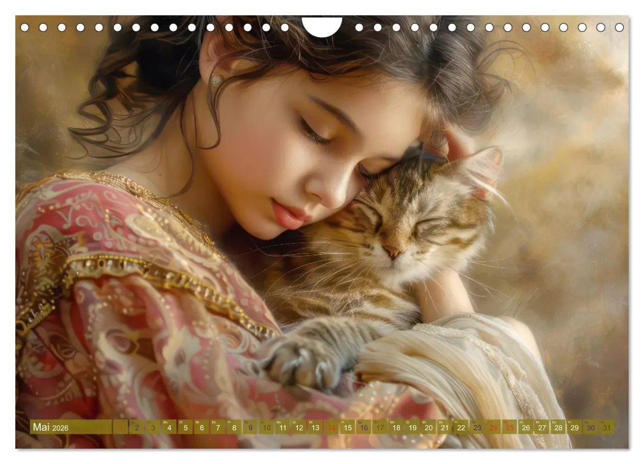 Bild: 9783457726334 | Eine kindliche Tierliebe - Herzensbilder (Wandkalender 2026 DIN A4...
