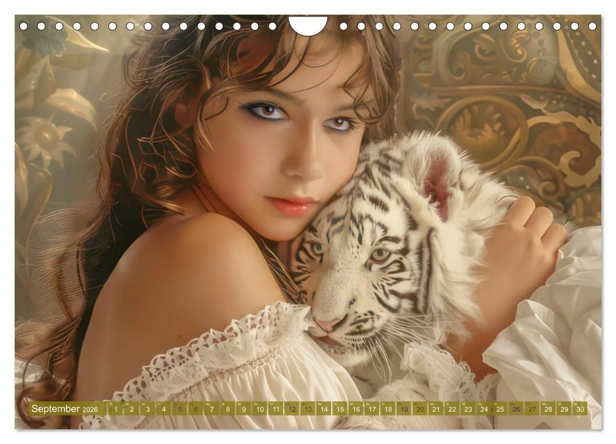 Bild: 9783457726334 | Eine kindliche Tierliebe - Herzensbilder (Wandkalender 2026 DIN A4...