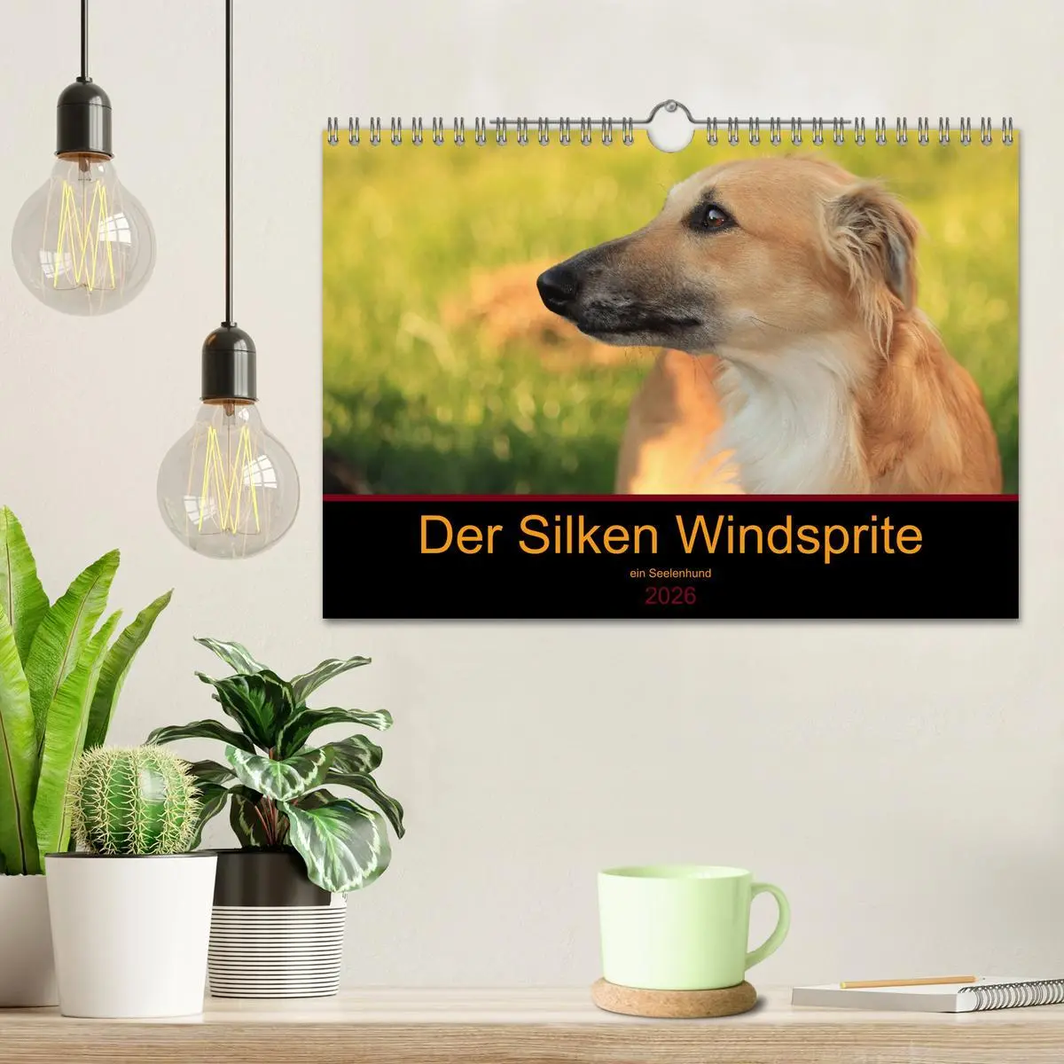 Bild: 9783457896334 | Der Silken Windsprite - ein Seelenhund (Wandkalender 2026 DIN A4...