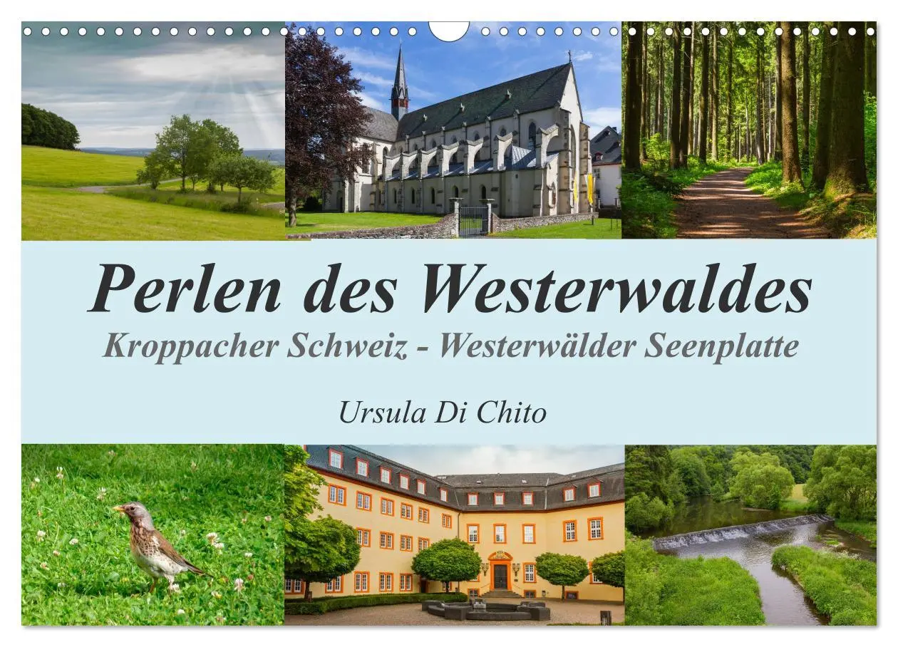 Cover: 9783516056334 | Perlen des Westerwaldes (Wandkalender 2026 DIN A3 quer), CALVENDO...