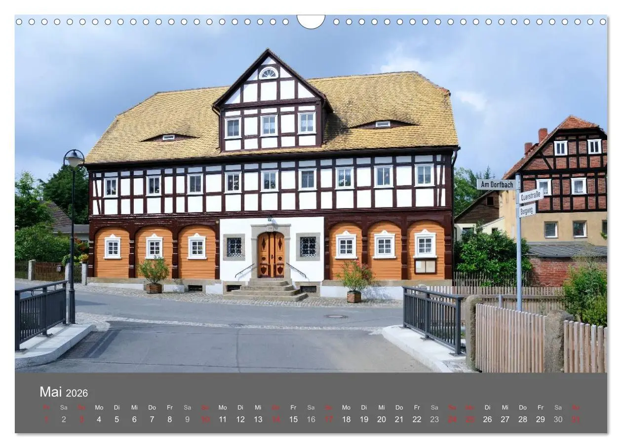 Bild: 9783516126334 | Umgebindehäuser in der Oberlausitz (Wandkalender 2026 DIN A3 quer),...