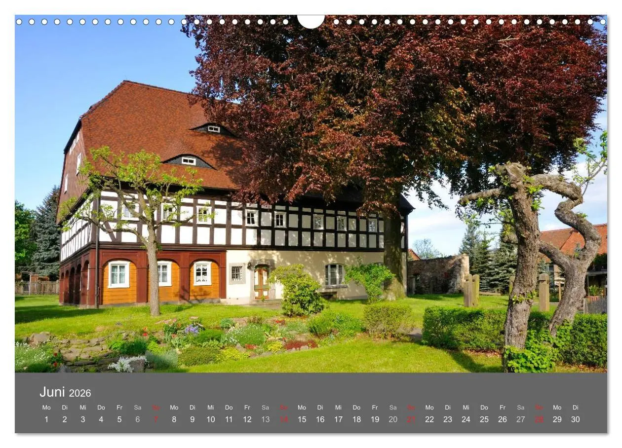 Bild: 9783516126334 | Umgebindehäuser in der Oberlausitz (Wandkalender 2026 DIN A3 quer),...