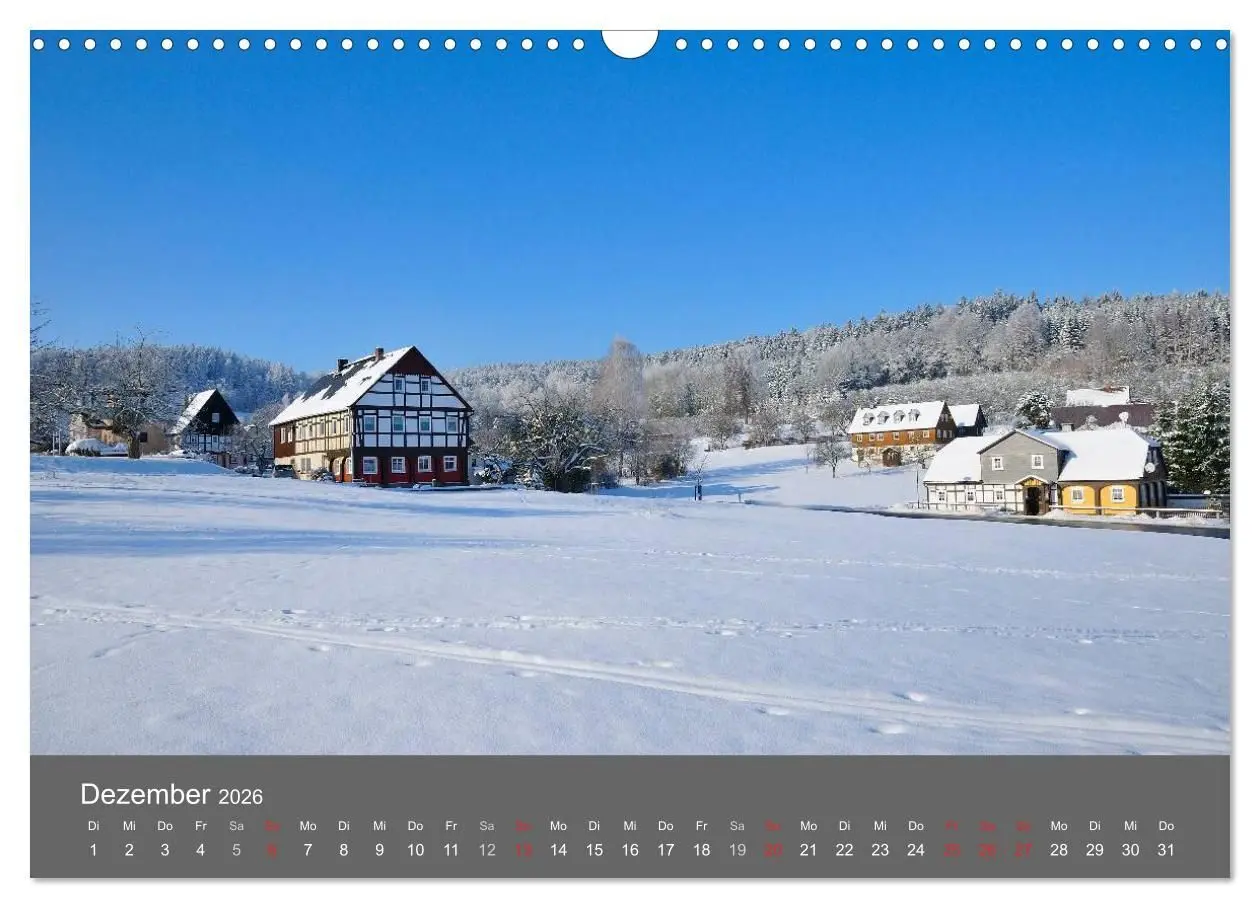 Bild: 9783516126334 | Umgebindehäuser in der Oberlausitz (Wandkalender 2026 DIN A3 quer),...