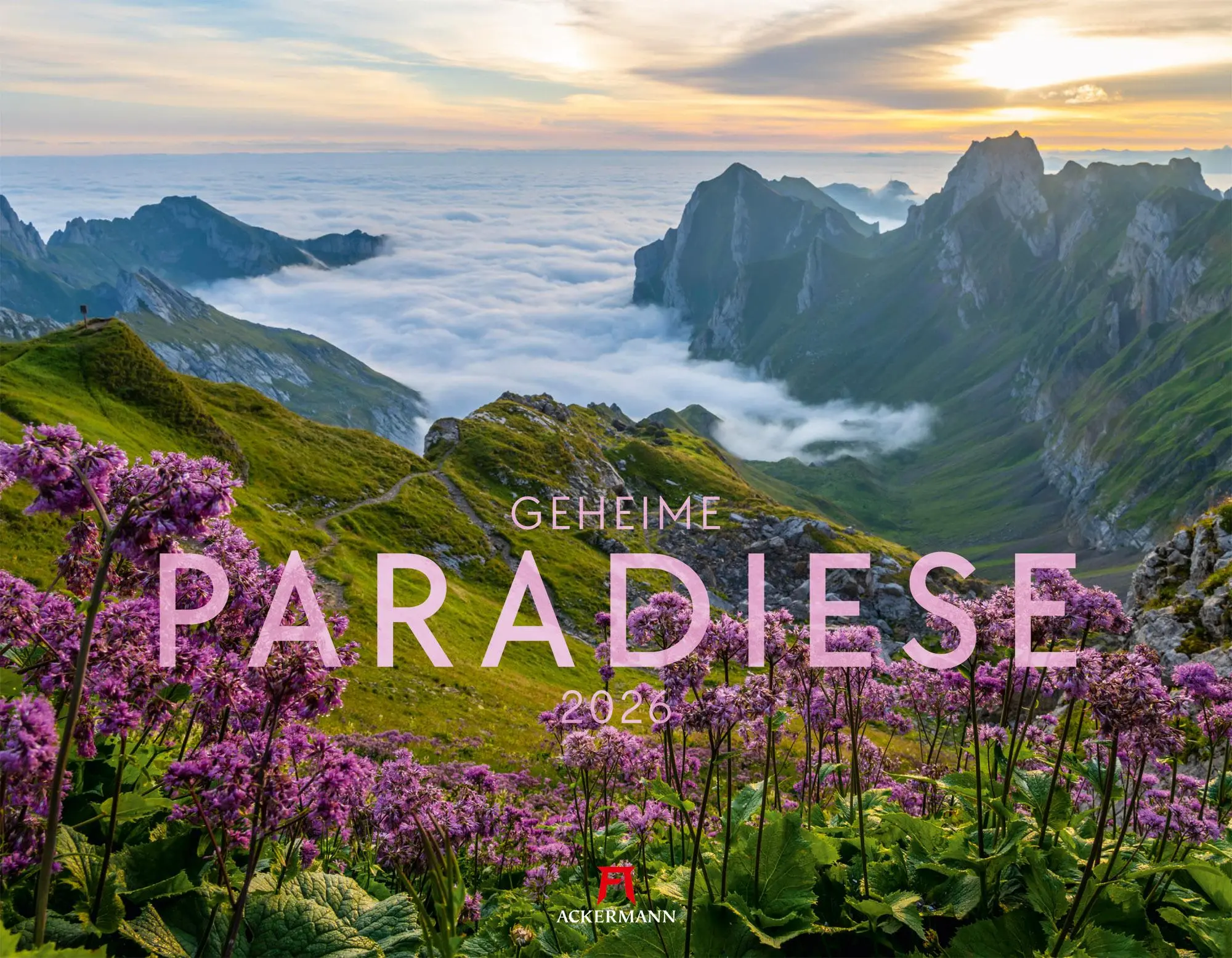 Cover: 9783838426334 | Geheime Paradiese Kalender 2026 | Ackermann Kunstverlag GmbH | 14 S.