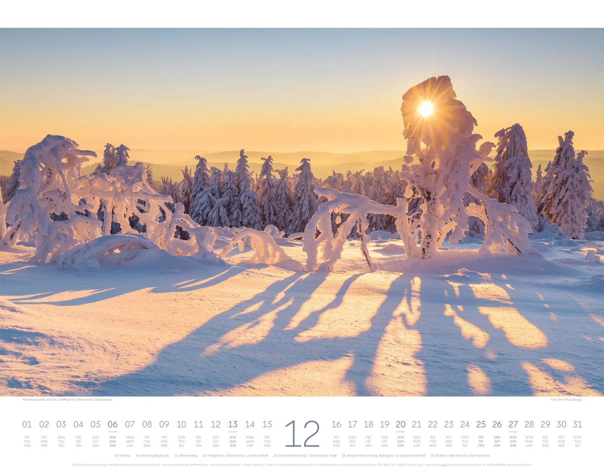 Bild: 9783838426334 | Geheime Paradiese Kalender 2026 | Ackermann Kunstverlag GmbH | 14 S.