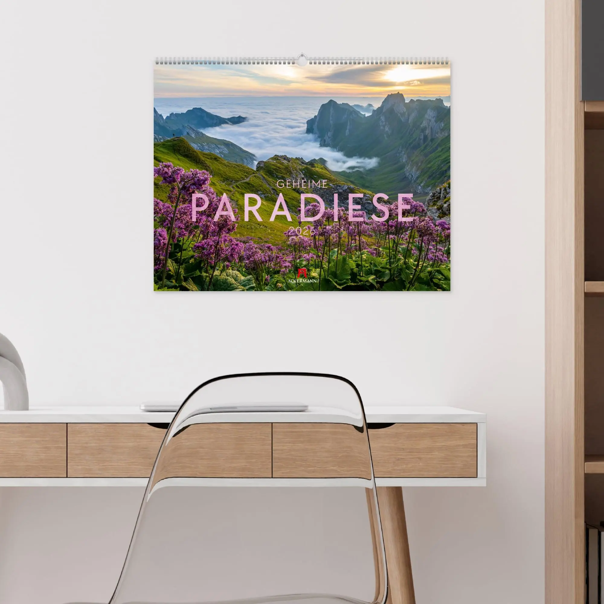 Bild: 9783838426334 | Geheime Paradiese Kalender 2026 | Ackermann Kunstverlag GmbH | 14 S.