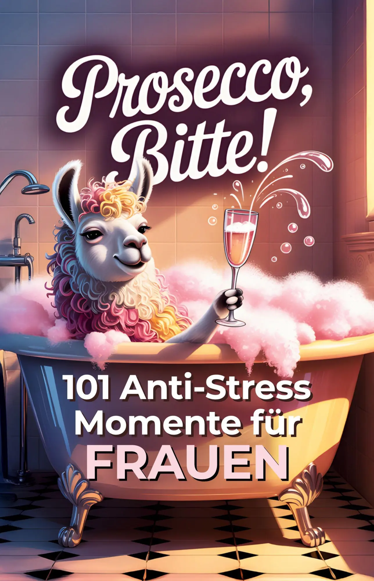 Cover: 9783910696334 | Prosecco, bitte! 101 Anti Stress Momente für Frauen | Leonie Bandt