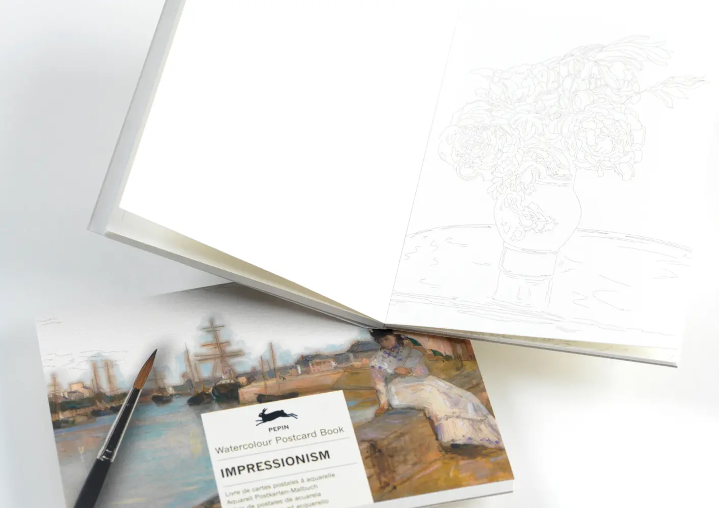 Bild: 9789460096334 | Impressionism | Watercolour Postcard Book / Postkarten - Malbuch