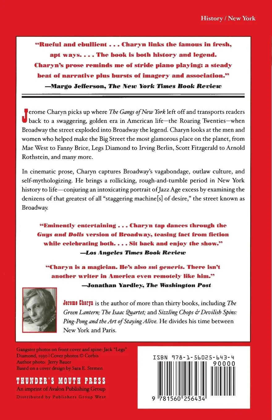 Rückseite: 9781560256434 | Gangsters and Gold Diggers | Jerome Charyn | Taschenbuch | Englisch
