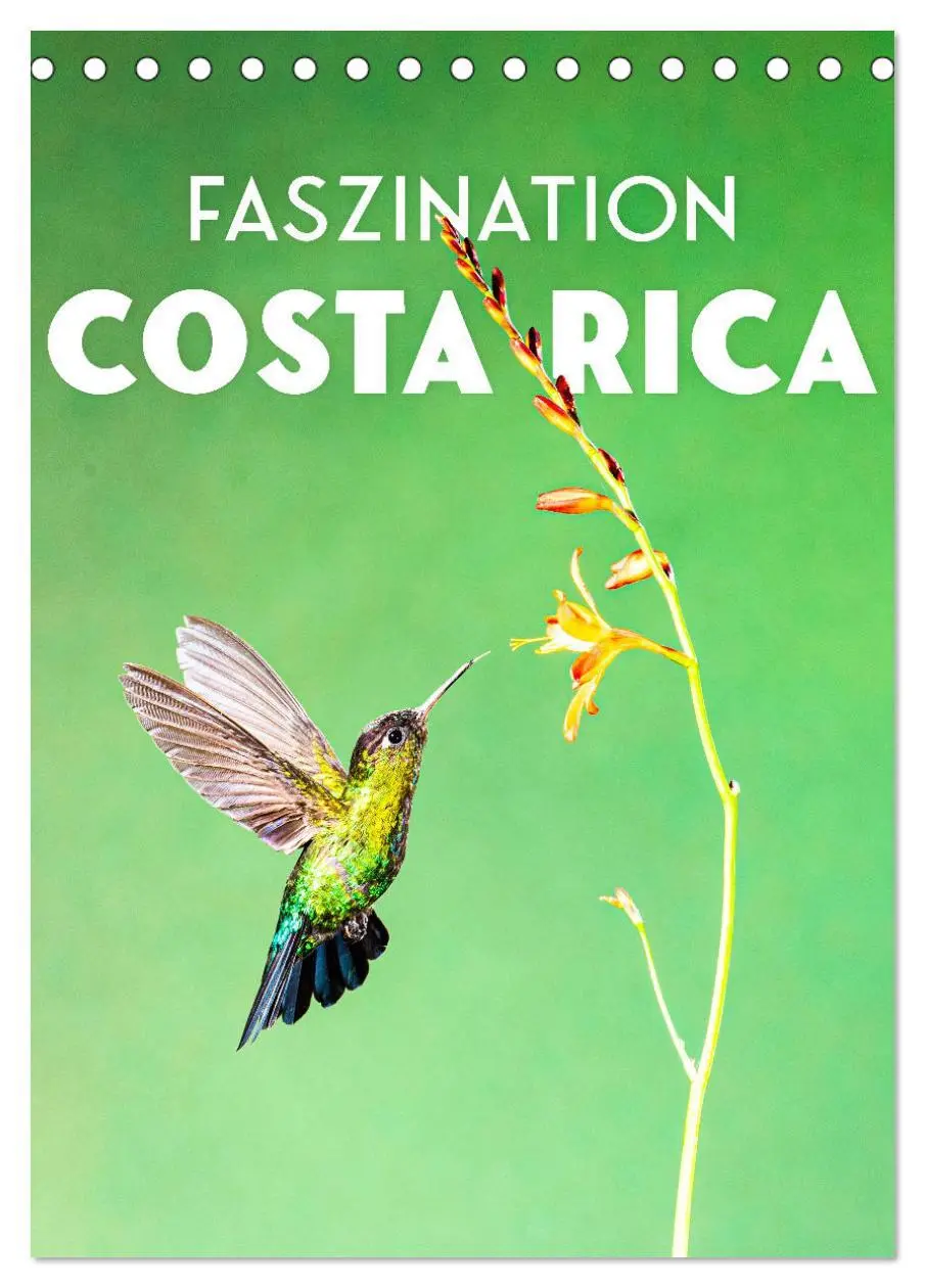 Cover: 9783516356434 | Faszination Costa Rica (Tischkalender 2026 DIN A5 hoch), CALVENDO...