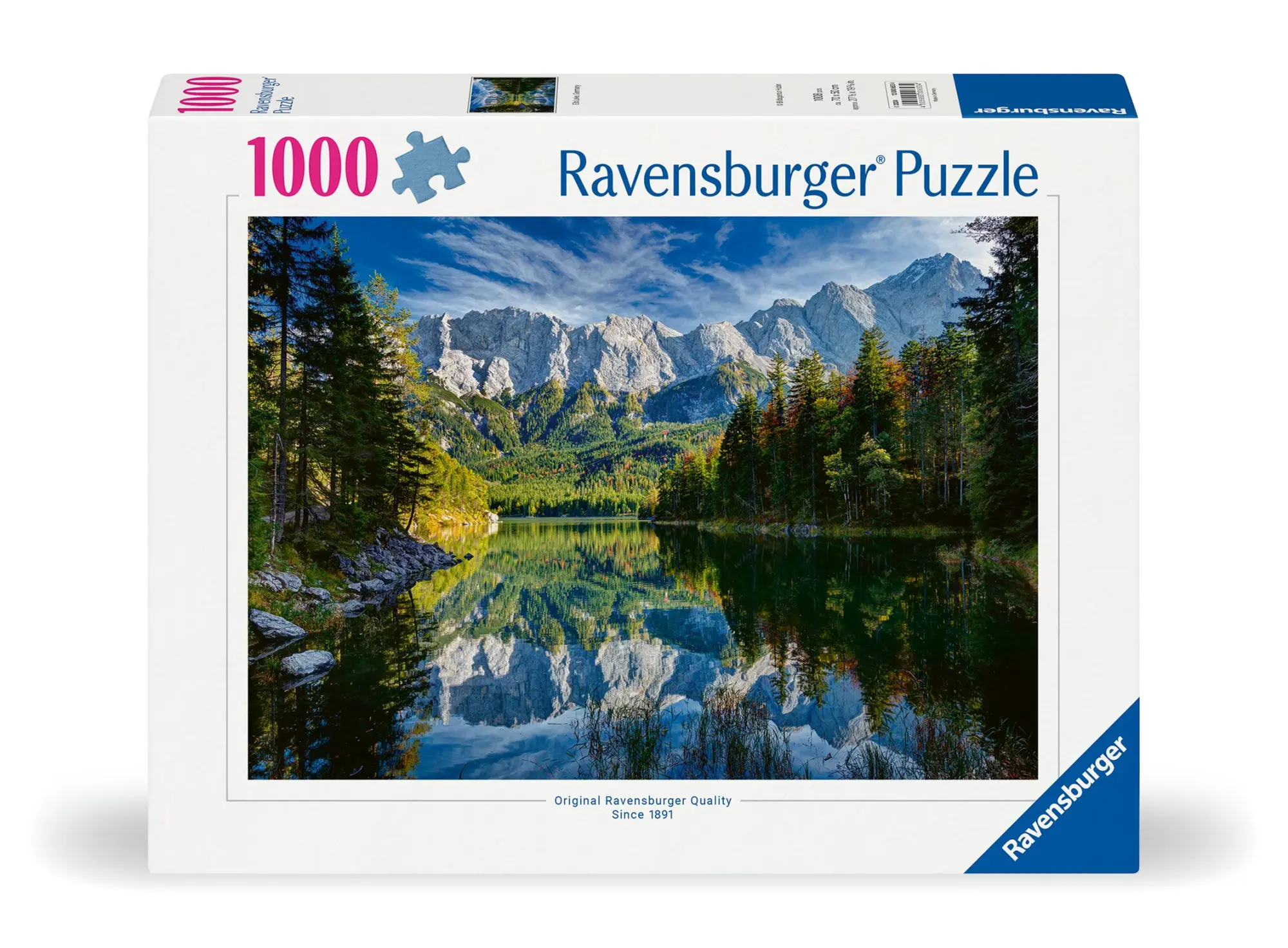 Cover: 4005555006534 | Erwachsenenpuzzle 1000 Teile - Eibsee mit Wettersteingebirge und...