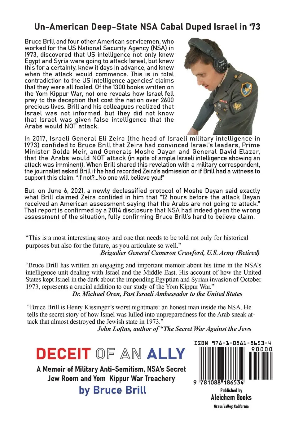 Rückseite: 9781088186534 | Deceit of an Ally (new edition) | Bruce Brill | Taschenbuch | Englisch