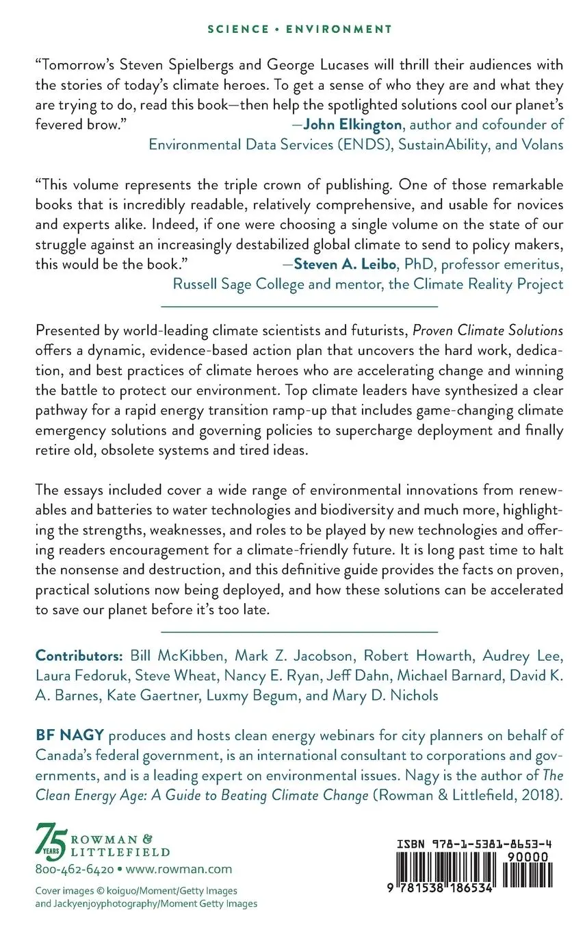 Rückseite: 9781538186534 | Proven Climate Solutions | Leading Voices on How to Accelerate Change