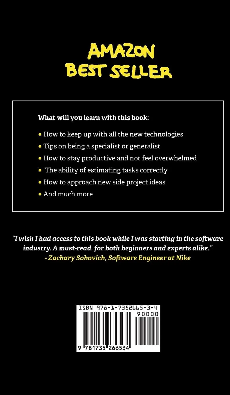 Rückseite: 9781735266534 | 14 Habits of Highly Productive Developers | Zeno Rocha | Buch | 2021