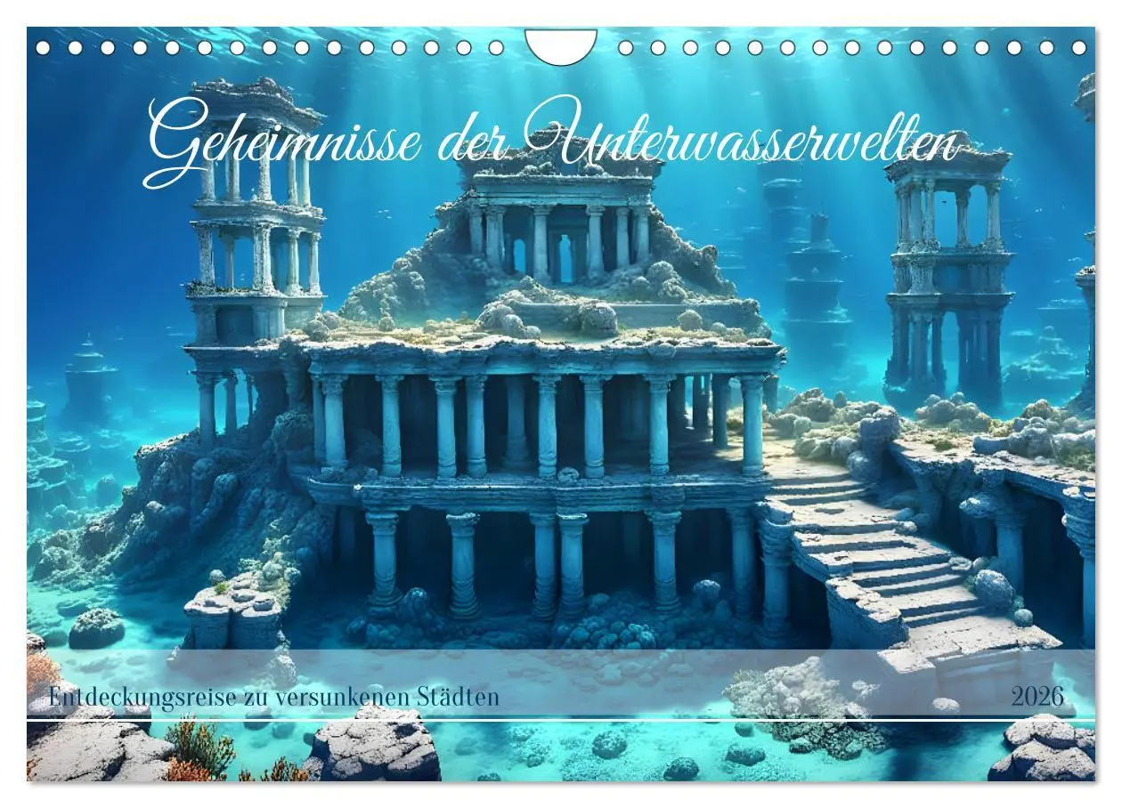 Cover: 9783457326534 | Geheimnisse der Unterwasserwelten (Wandkalender 2026 DIN A4 quer),...
